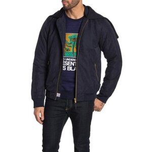 Scotch & Soda Blauw Jacquard Bomber Jacket